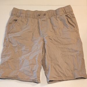 Classic Tan Men's Flat Front Shorts